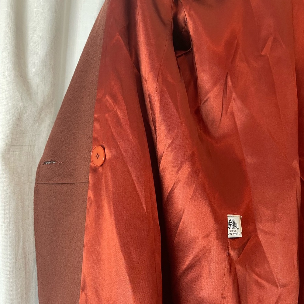 VTG CASSIDY 100% WOOL COAT size 6 - Picture 10 of 17